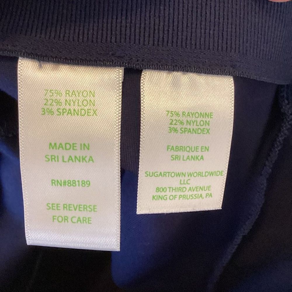 EUC Ladies Lilly Pulitzer Nira Leggings Midnight Navy - XS - Picture 7 of 9
